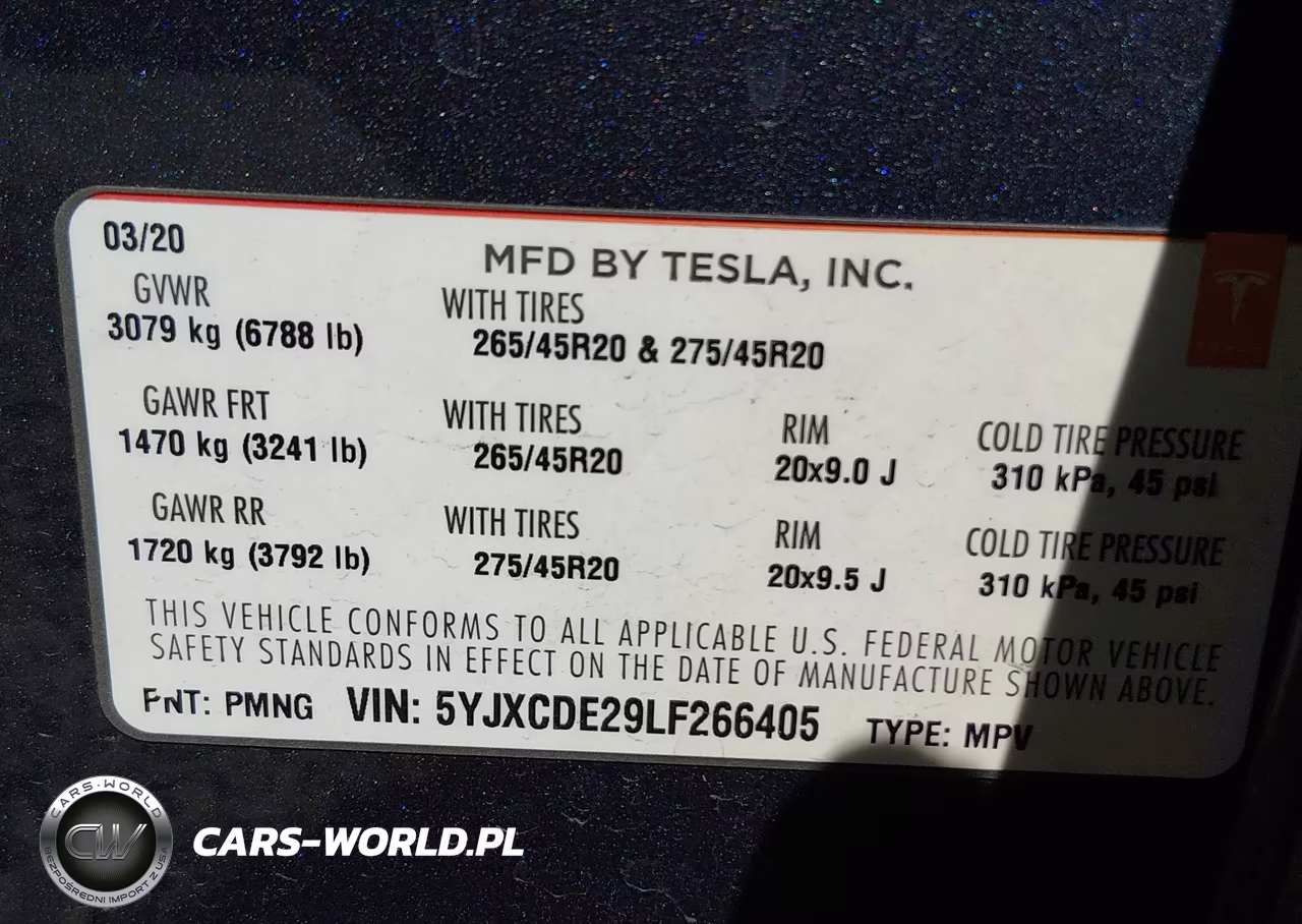 2020 Tesla Model X Long Range Dual Motor All-Wheel Drive-Long Range Plus Dual Motor All-Wheel Drive VIN:5YJXCDE29LF266405 - 9