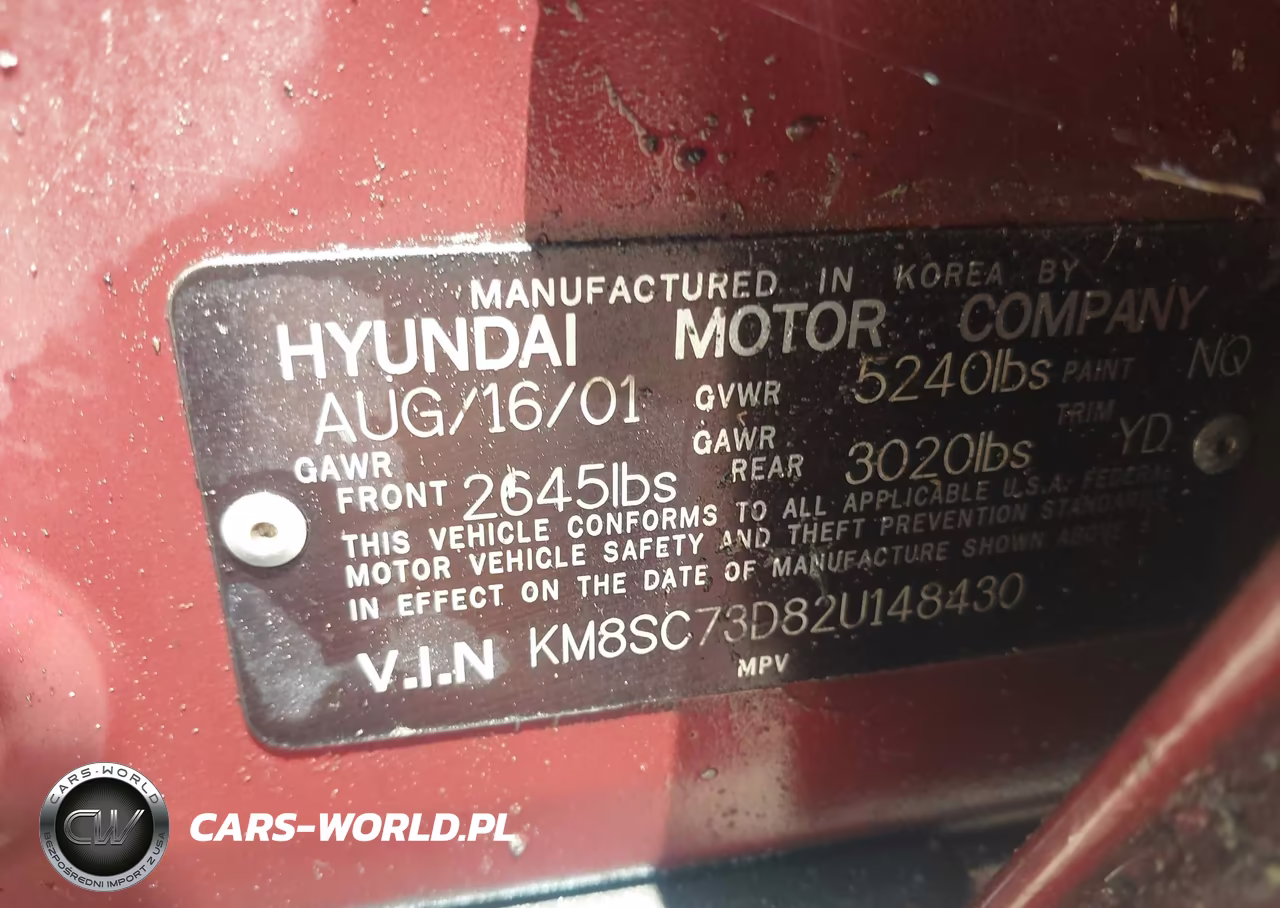 2002 Hyundai Santa Fe Gls-Lx VIN:KM8SC73D82U148430 - 9