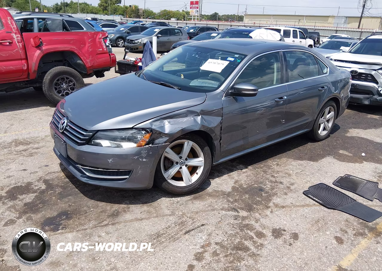 2013 Volkswagen Passat 2.5L Se VIN:1VWBH7A35DC128044 - 2
