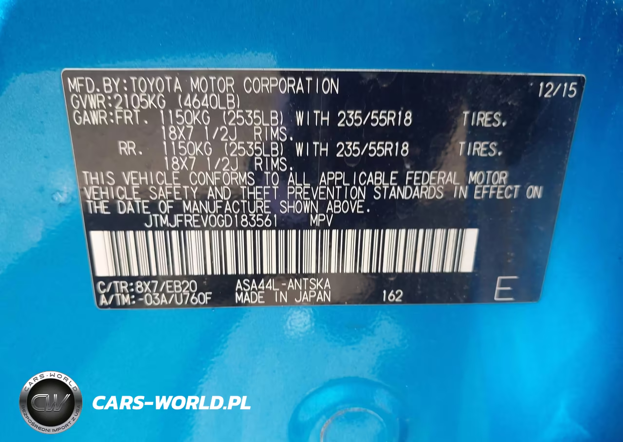 2016 Toyota Rav4 Se VIN:JTMJFREV0GD183561 - 9
