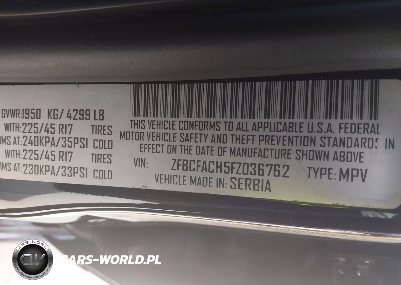2015 Fiat 500L Lounge VIN:ZFBCFACH5FZ036762 - 9