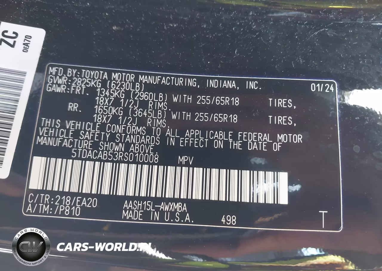 2024 Toyota Grand Highlander Hybrid Xle VIN:5TDACAB53RS010008 - 9
