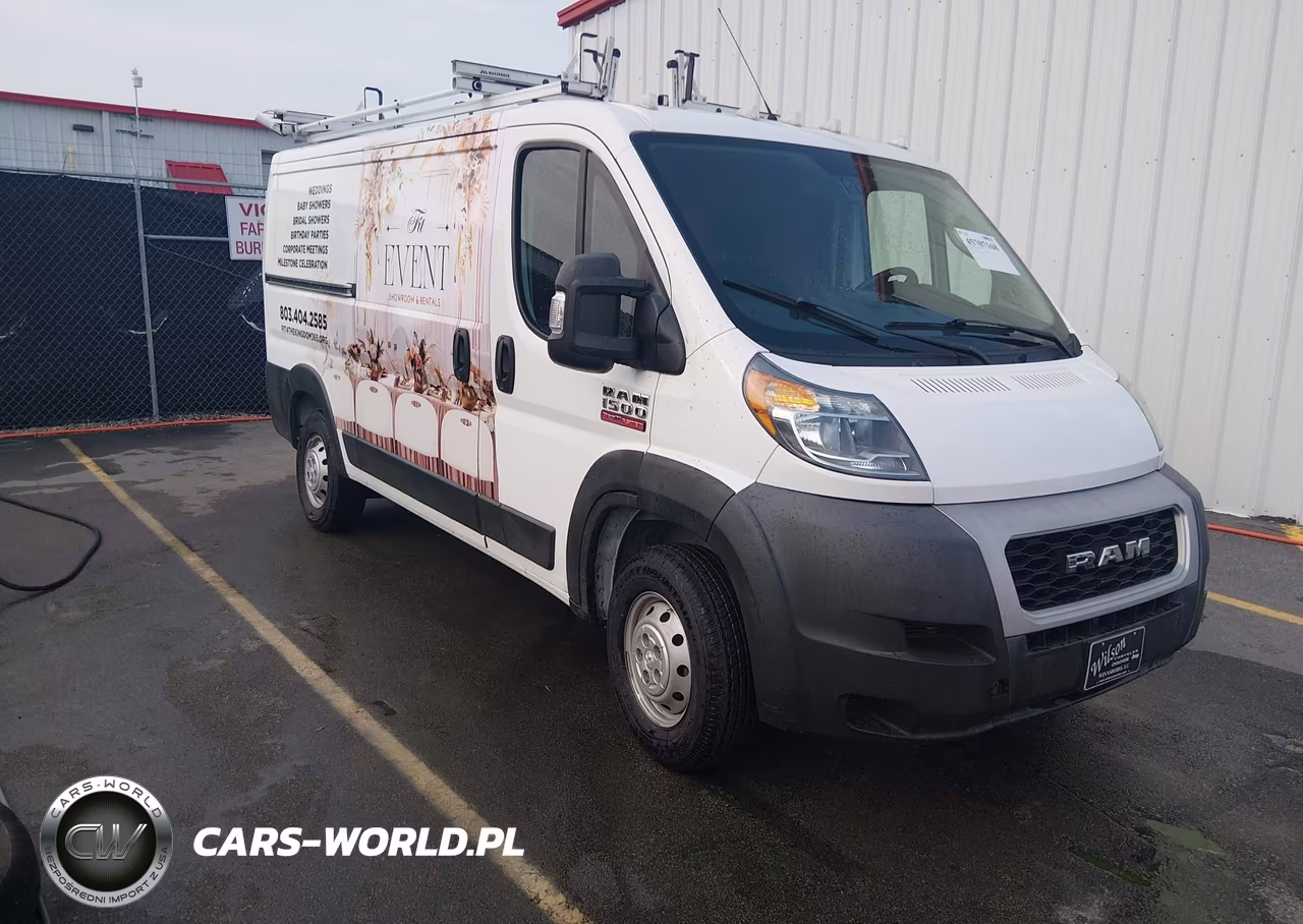 2019 Ram Promaster 1500 Low Roof 136 Wb VIN:3C6TRVAG4KE536432 - 1