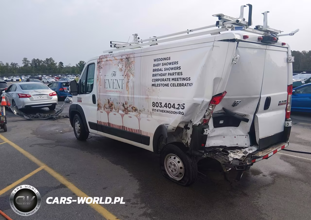 2019 Ram Promaster 1500 Low Roof 136 Wb VIN:3C6TRVAG4KE536432 - 3