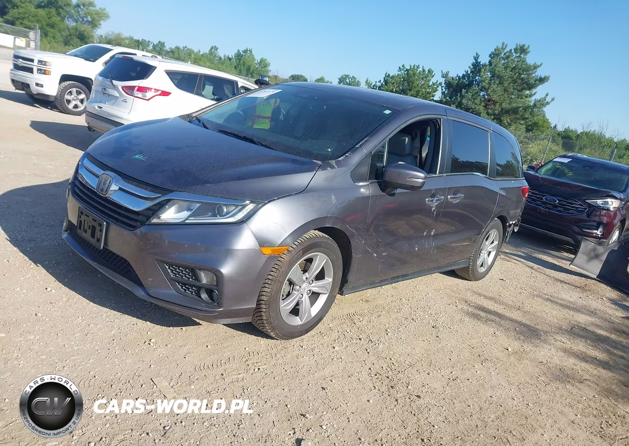 2018 Honda Odyssey Ex-L VIN:5FNRL6H72JB054602 - 2