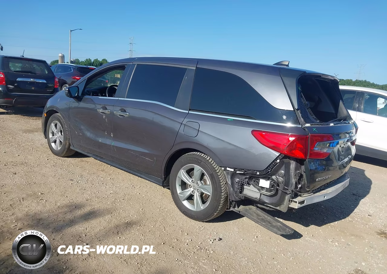 2018 Honda Odyssey Ex-L VIN:5FNRL6H72JB054602 - 3