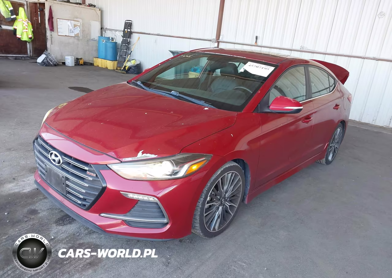2018 Hyundai Elantra Sport VIN:KMHD04LB0JU454941 - 2