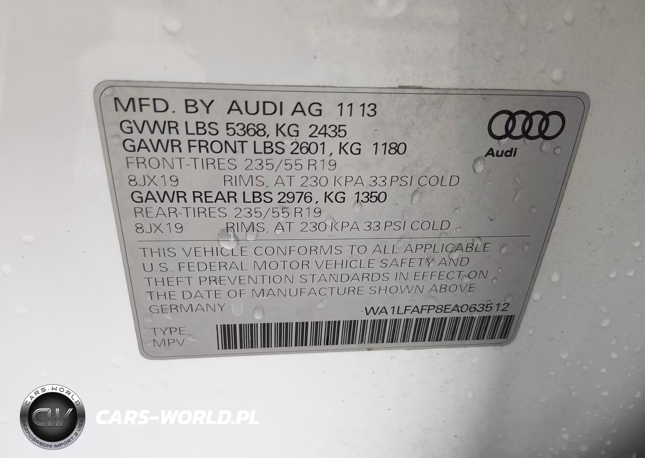 2014 Audi Q5 2.0T Premium VIN:WA1LFAFP8EA063512 - 9
