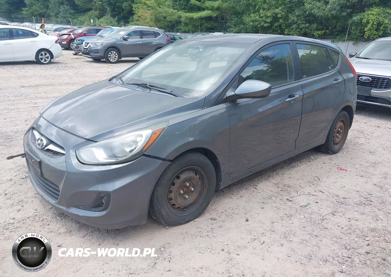 2012 Hyundai Accent Gs VIN:KMHCT5AE9CU016380 - 2