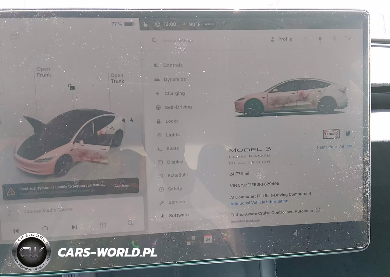 2024 Tesla Model 3 Long Range Dual Motor All-Wheel Drive VIN:5YJ3E1EB3RF829495 - 7