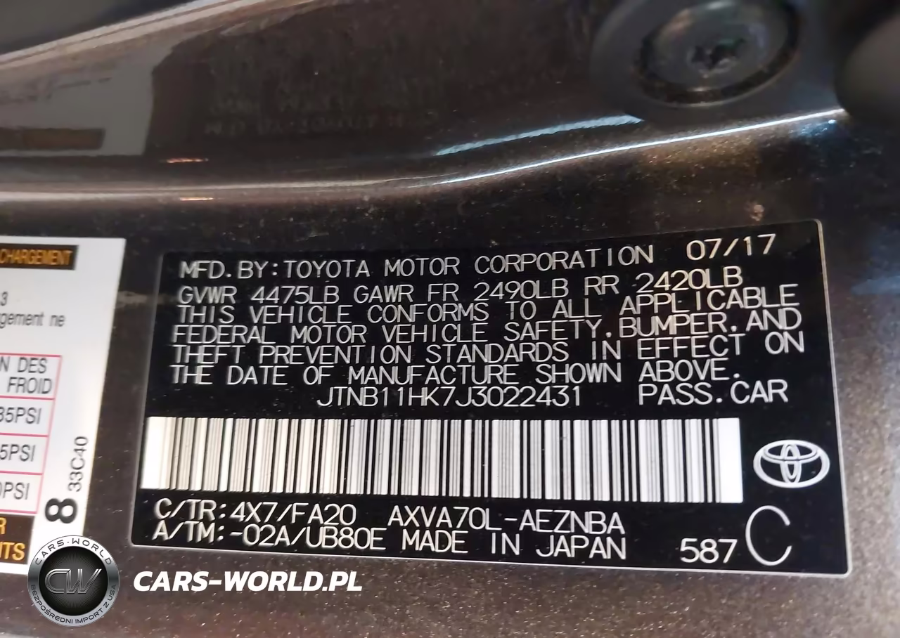 2018 Toyota Camry Le VIN:JTNB11HK7J3022431 - 9