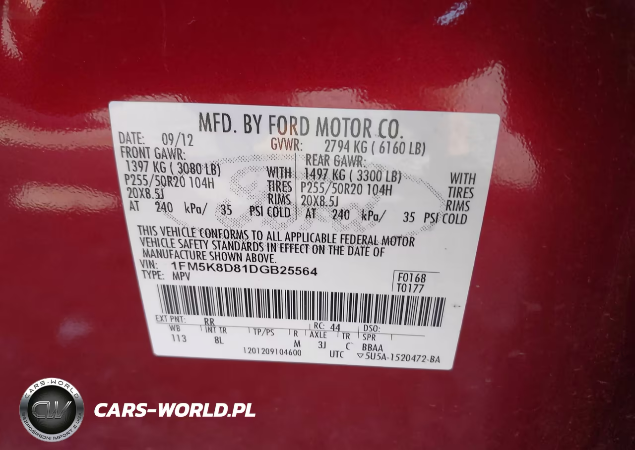 2013 Ford Explorer Xlt VIN:1FM5K8D81DGB25564 - 9