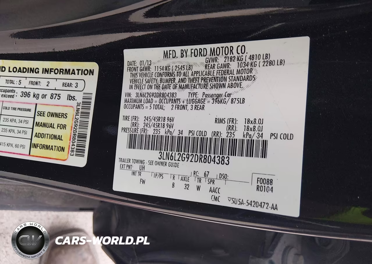 2013 Lincoln Mkz VIN:3LN6L2G92DR804383 - 9