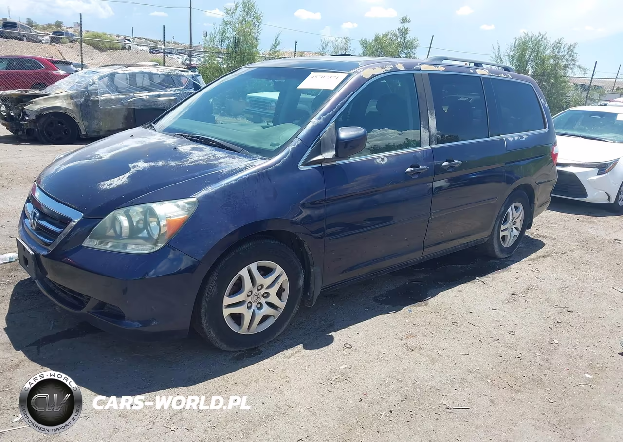 2007 Honda Odyssey Ex-L VIN:5FNRL38717B122914 - 2