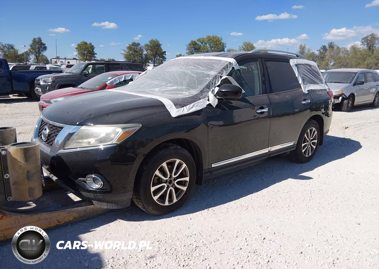 2014 Nissan Pathfinder Sl VIN:5N1AR2MM3EC655869 - 2