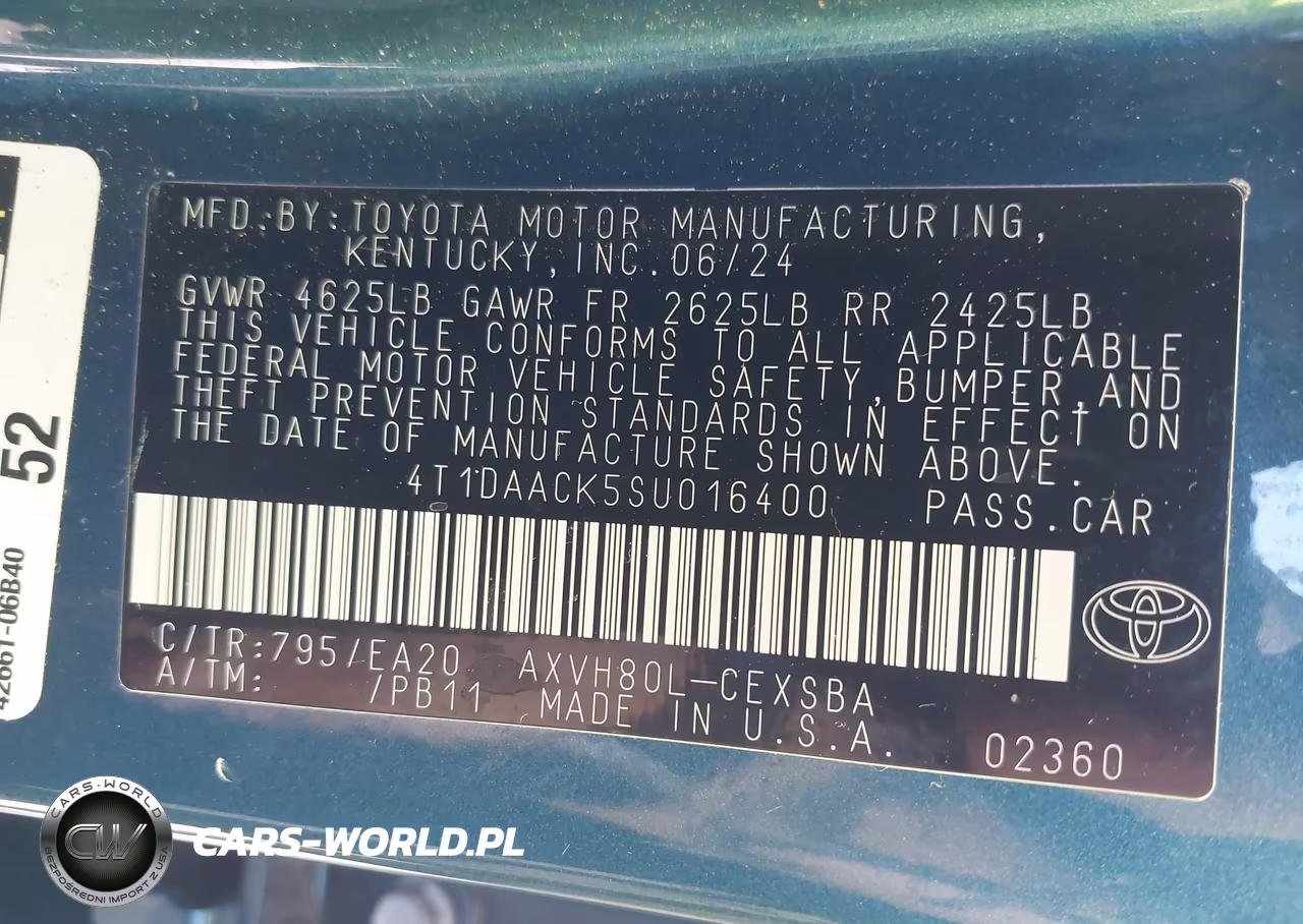 2025 Toyota Camry Se VIN:4T1DAACK5SU016400 - 9
