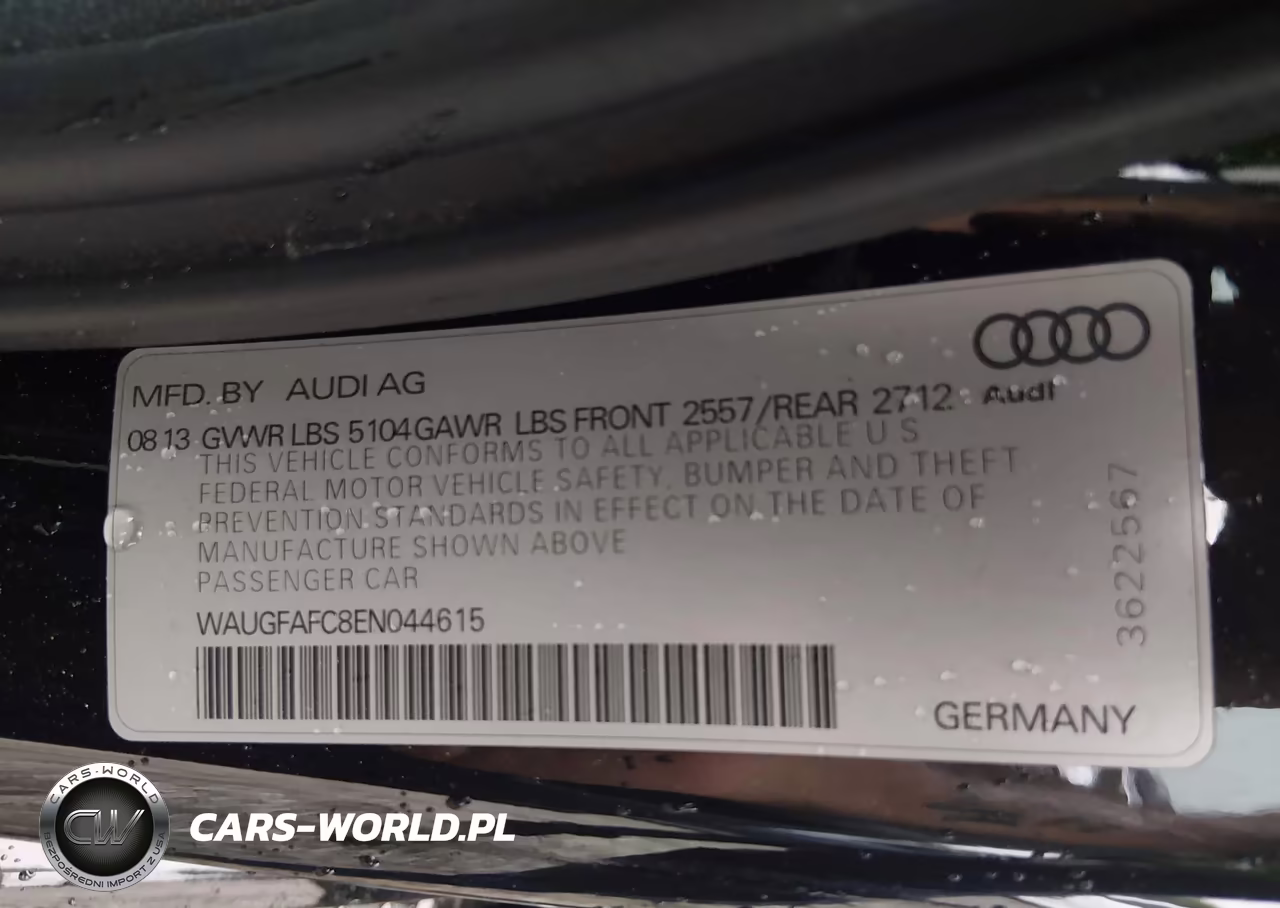 2014 Audi A6 2.0T Premium VIN:WAUGFAFC8EN044615 - 9