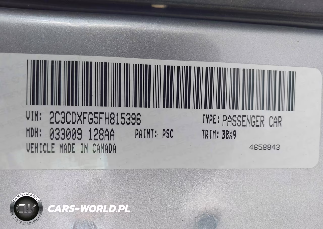2015 Dodge Charger Se VIN:2C3CDXFG5FH815396 - 9