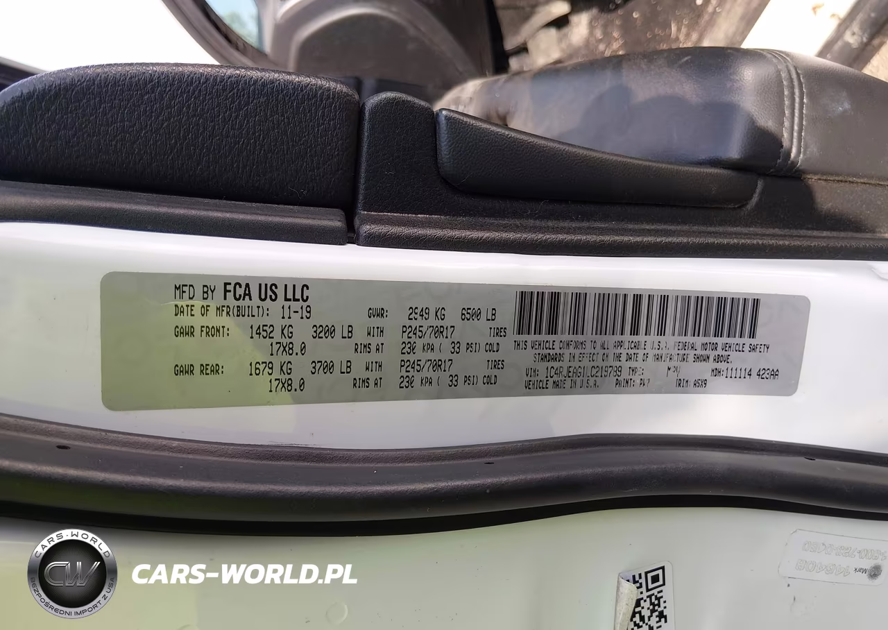 2020 Jeep Grand Cherokee Laredo E 4X2 VIN:1C4RJEAG1LC219789 - 9