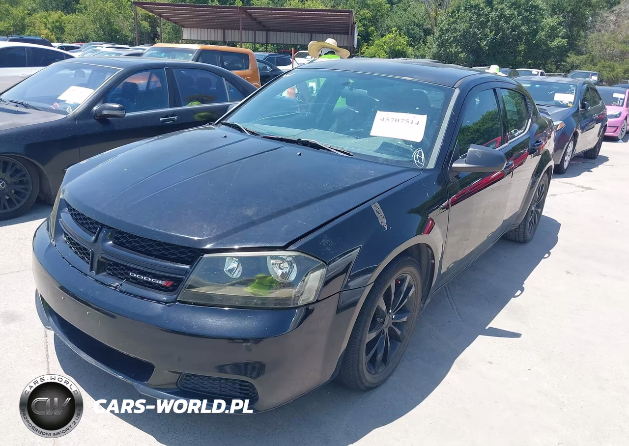 2013 Dodge Avenger Se V6 VIN:1C3CDZAG6DN748220 - 2