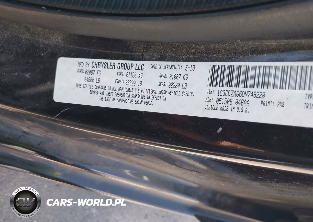 2013 Dodge Avenger Se V6 VIN:1C3CDZAG6DN748220 - 9