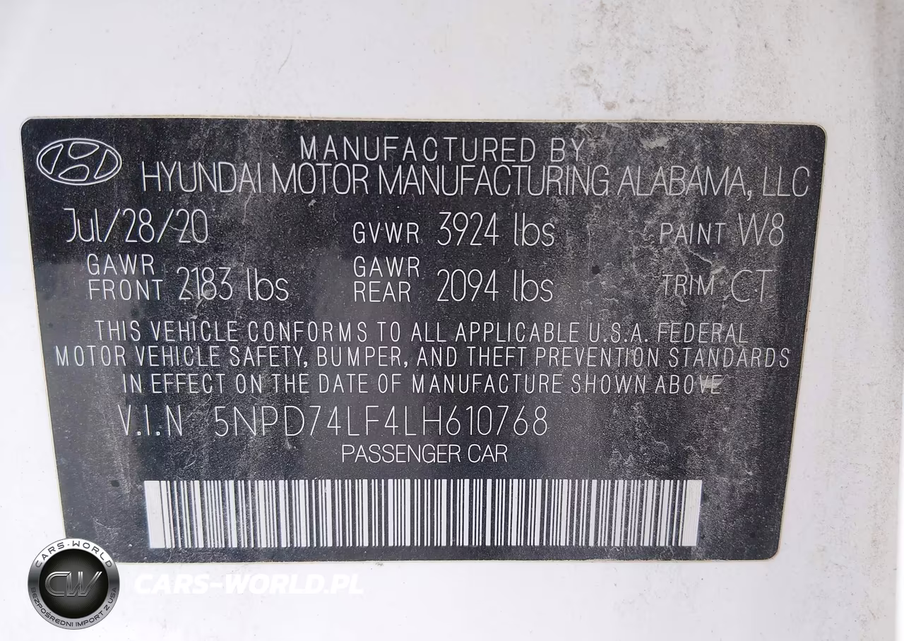 2020 Hyundai Elantra Se VIN:5NPD74LF4LH610768 - 9