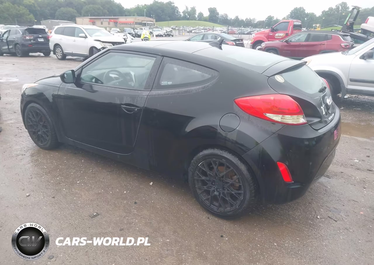 2013 Hyundai Veloster Base W-Gray VIN:KMHTC6AD5DU101084 - 3