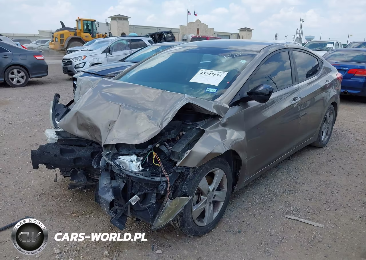 2013 Hyundai Elantra Gls VIN:5NPDH4AE2DH272649 - 2