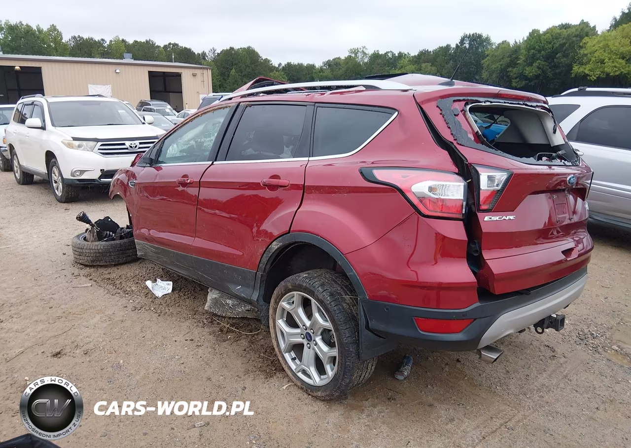 2017 Ford Escape Titanium VIN:1FMCU0J93HUB73266 - 3