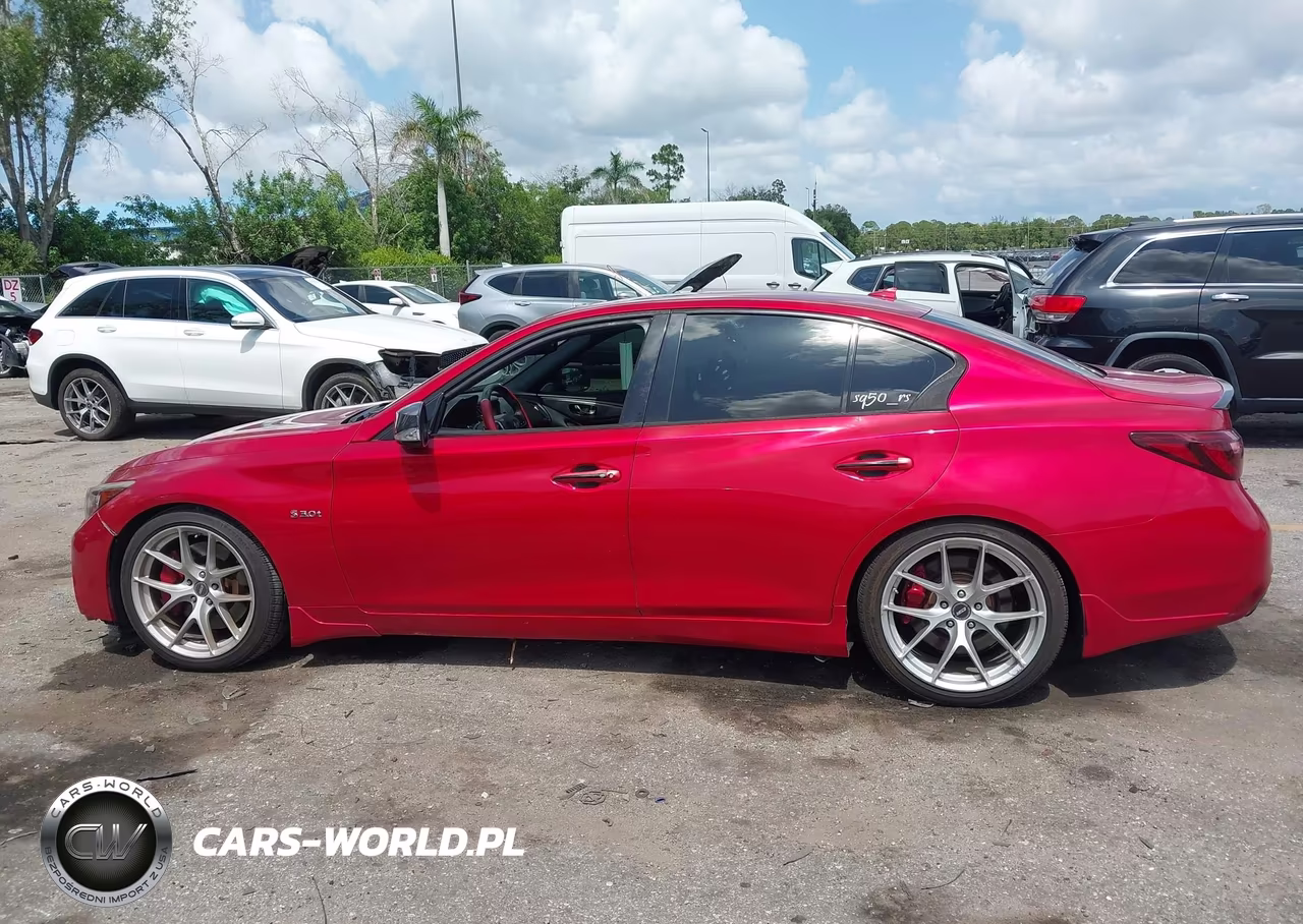 2018 Infiniti Q50 3.0T Red Sport 400 VIN:JN1FV7AR9JM481588 - 14