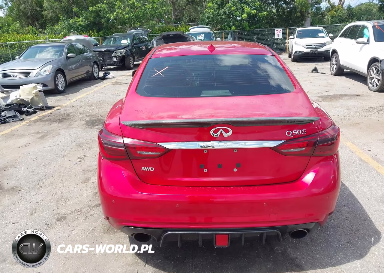2018 Infiniti Q50 3.0T Red Sport 400 VIN:JN1FV7AR9JM481588 - 16