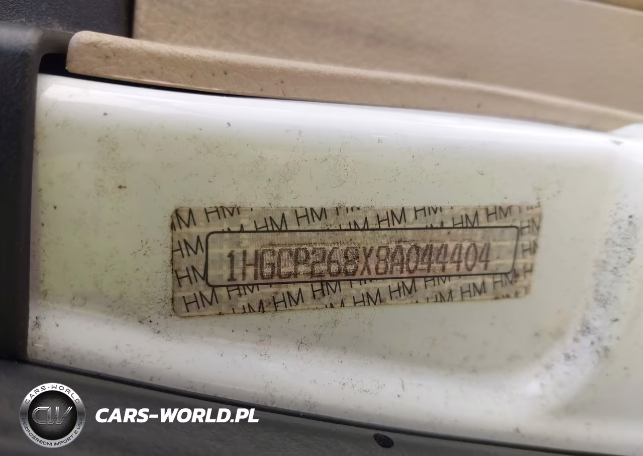 2008 Honda Accord 2.4 Ex-L VIN:1HGCP268X8A044404 - 9