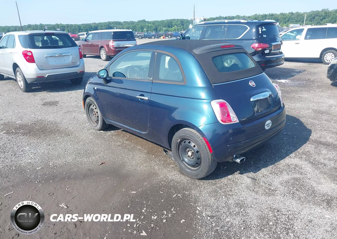 2013 Fiat 500C Pop VIN:3C3CFFDRXDT689033 - 3