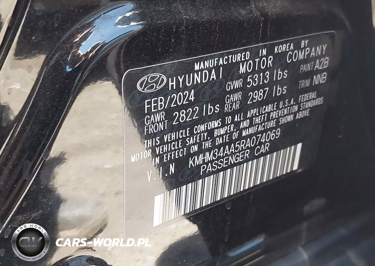 2024 Hyundai Ioniq 6 Sel VIN:KMHM34AA5RA074069 - 9