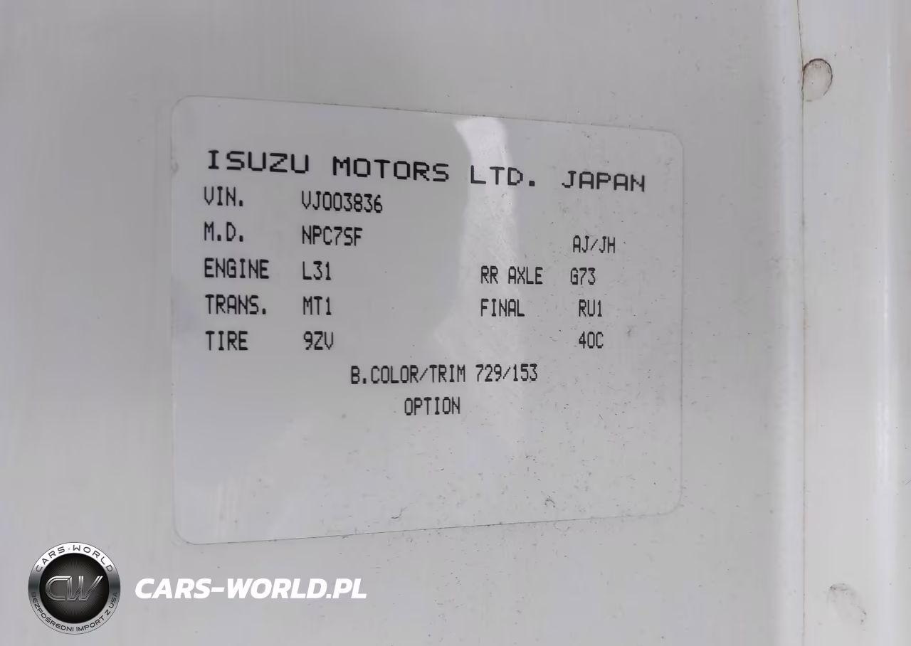 1997 Isuzu Npr VIN:4KLB4B1R1VJ003836 - 8