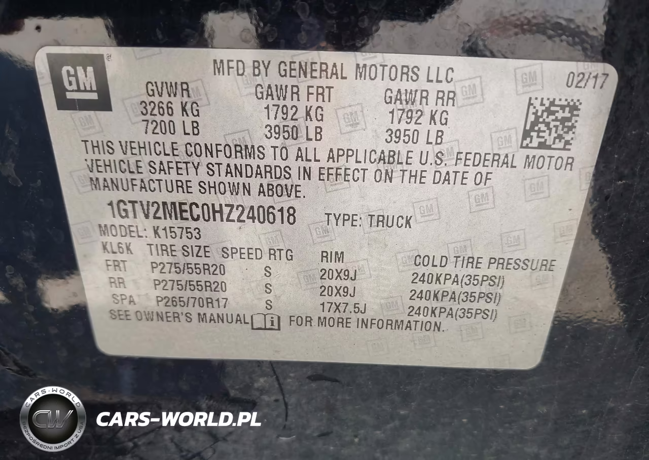 2017 GMC Sierra 1500 Sle VIN:1GTV2MEC0HZ240618 - 9