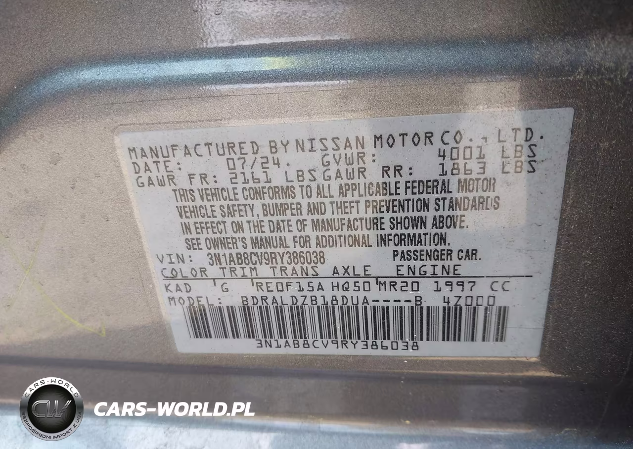 2024 Nissan Sentra Sv Xtronic Cvt VIN:3N1AB8CV9RY386038 - 9