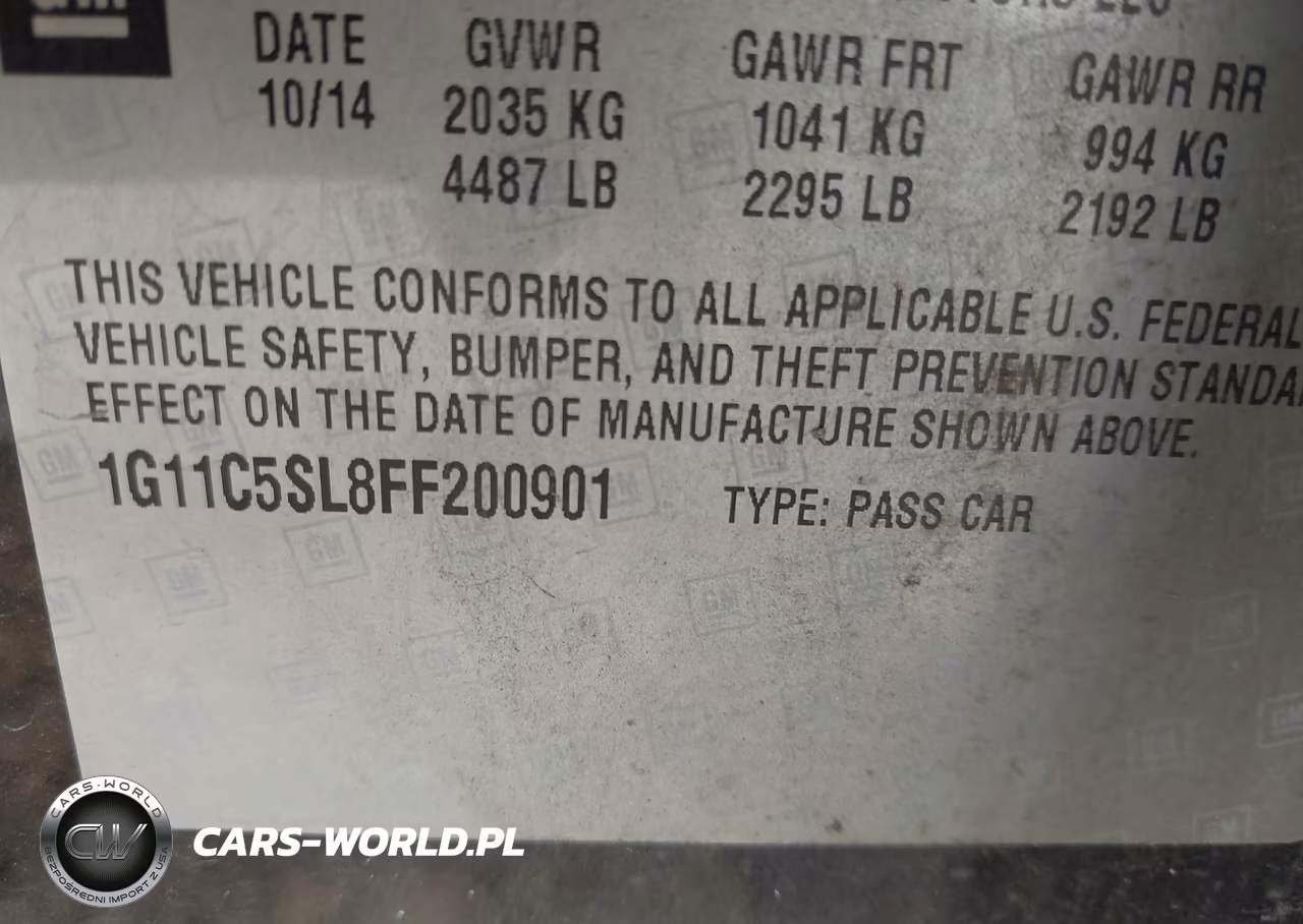 2015 Chevrolet Malibu 1Lt VIN:1G11C5SL8FF200901 - 9