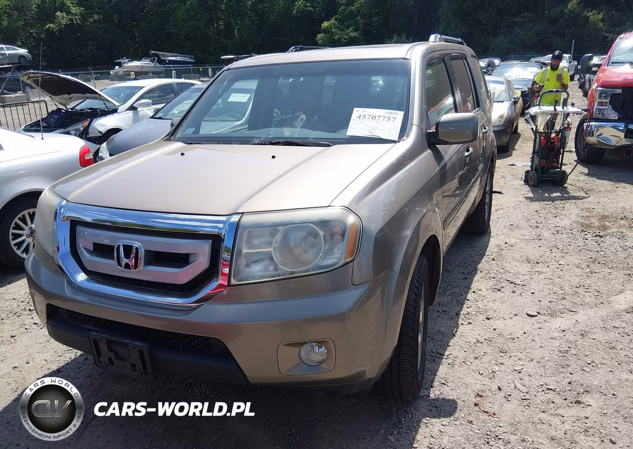2010 Honda Pilot Ex-L VIN:5FNYF4H53AB039631 - 2