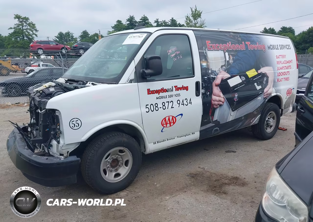2018 Chevrolet Express 2500 Work Van VIN:1GCWGAFG3J1209356 - 2
