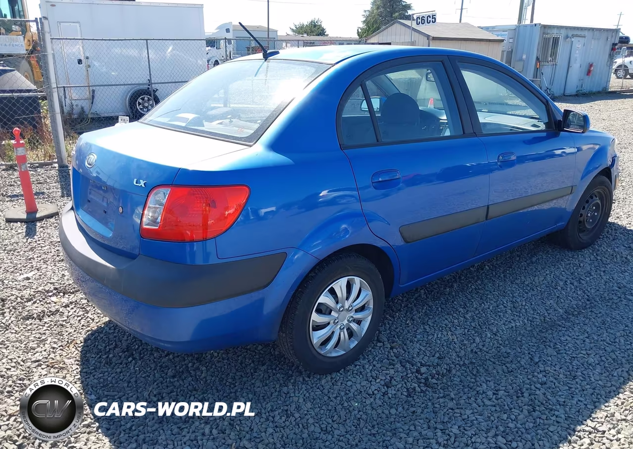 2009 Kia Rio Lx VIN:KNADE223896516166 - 4