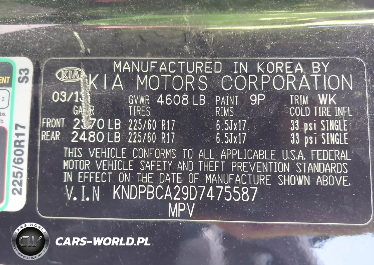 2013 Kia Sportage Lx VIN:KNDPBCA29D7475587 - 9