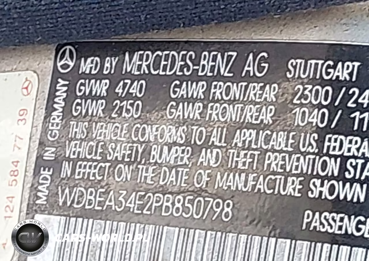 1993 Mercedes-Benz 400 E VIN:WDBEA34E2PB850798 - 9