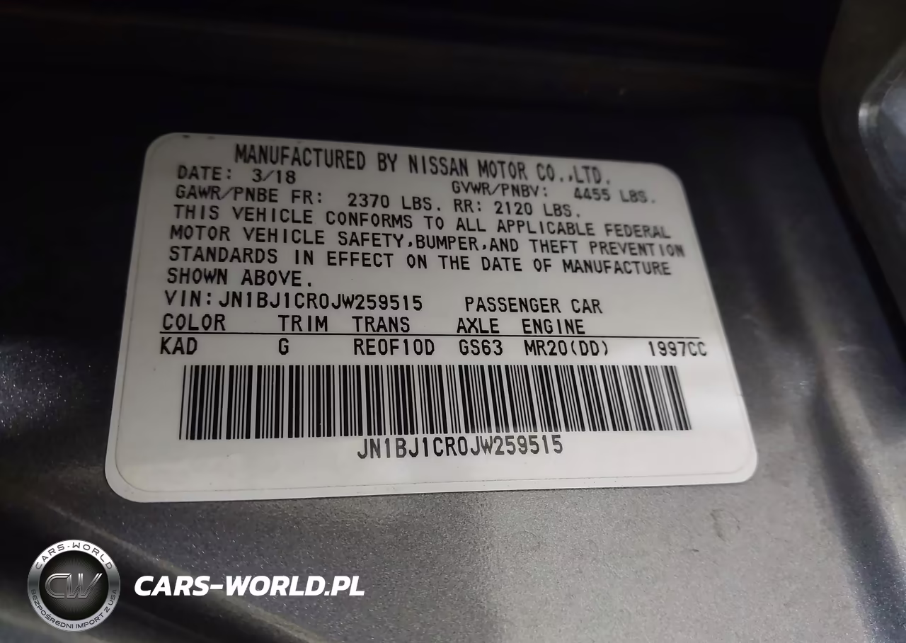 2018 Nissan Rogue Sport S VIN:JN1BJ1CR0JW259515 - 9