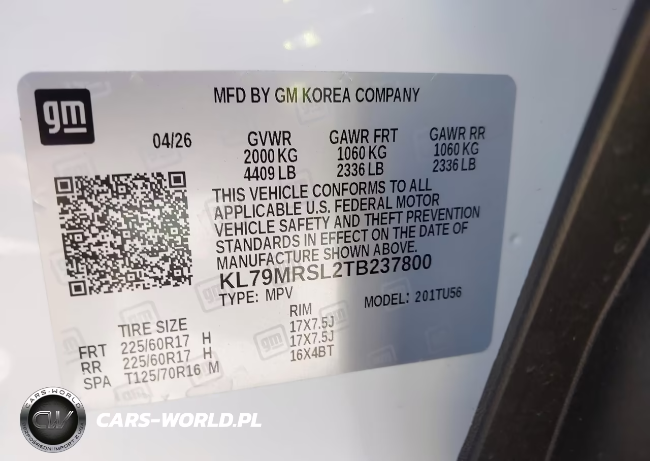 2026 Chevrolet Trailblazer Awd Lt VIN:KL79MRSL2TB237800 - 9