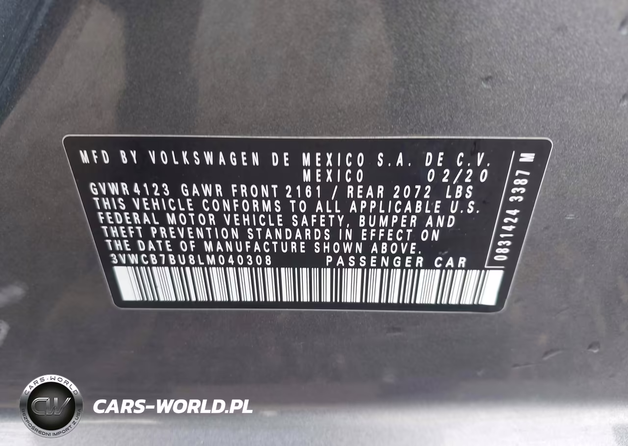 2020 Volkswagen Jetta 1.4T R-Line-1.4T S-1.4T Se VIN:3VWCB7BU8LM040308 - 9
