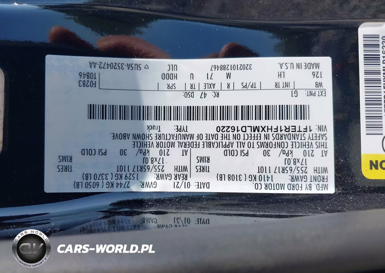 2021 Ford Ranger Xlt VIN:1FTER1FHXMLD16220 - 9