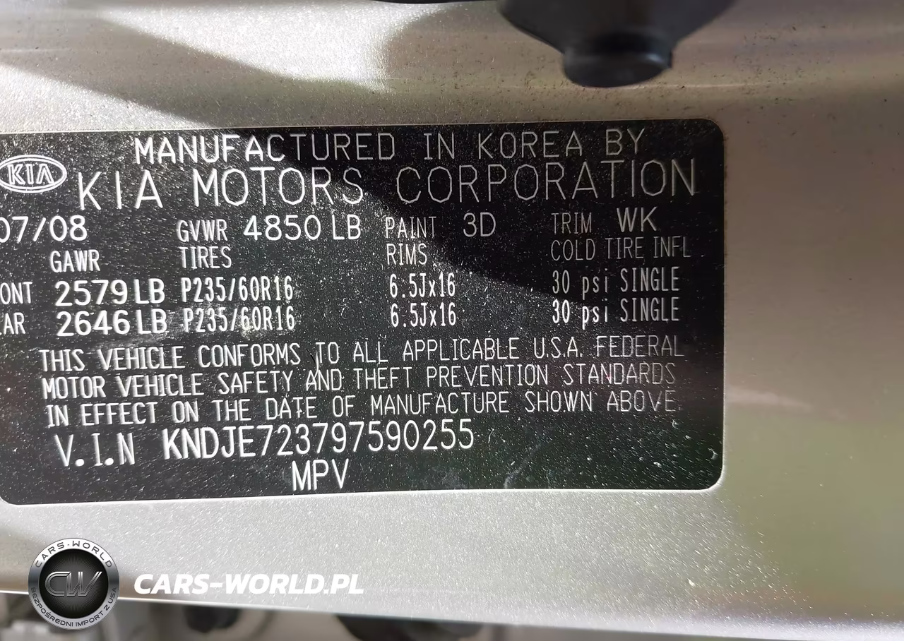 2009 Kia Sportage Lx V6 VIN:KNDJE723797590255 - 9
