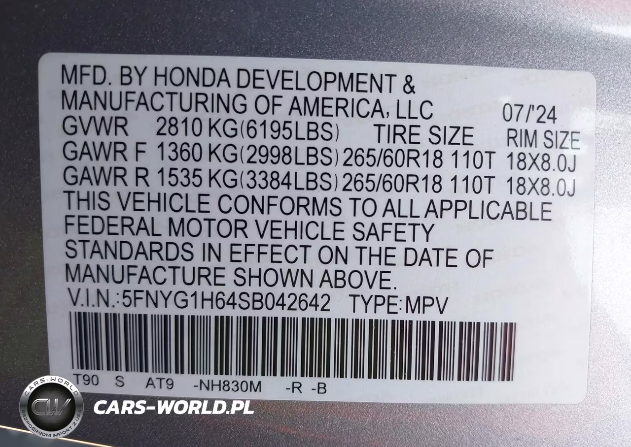2025 Honda Pilot Trailsport VIN:5FNYG1H64SB042642 - 9