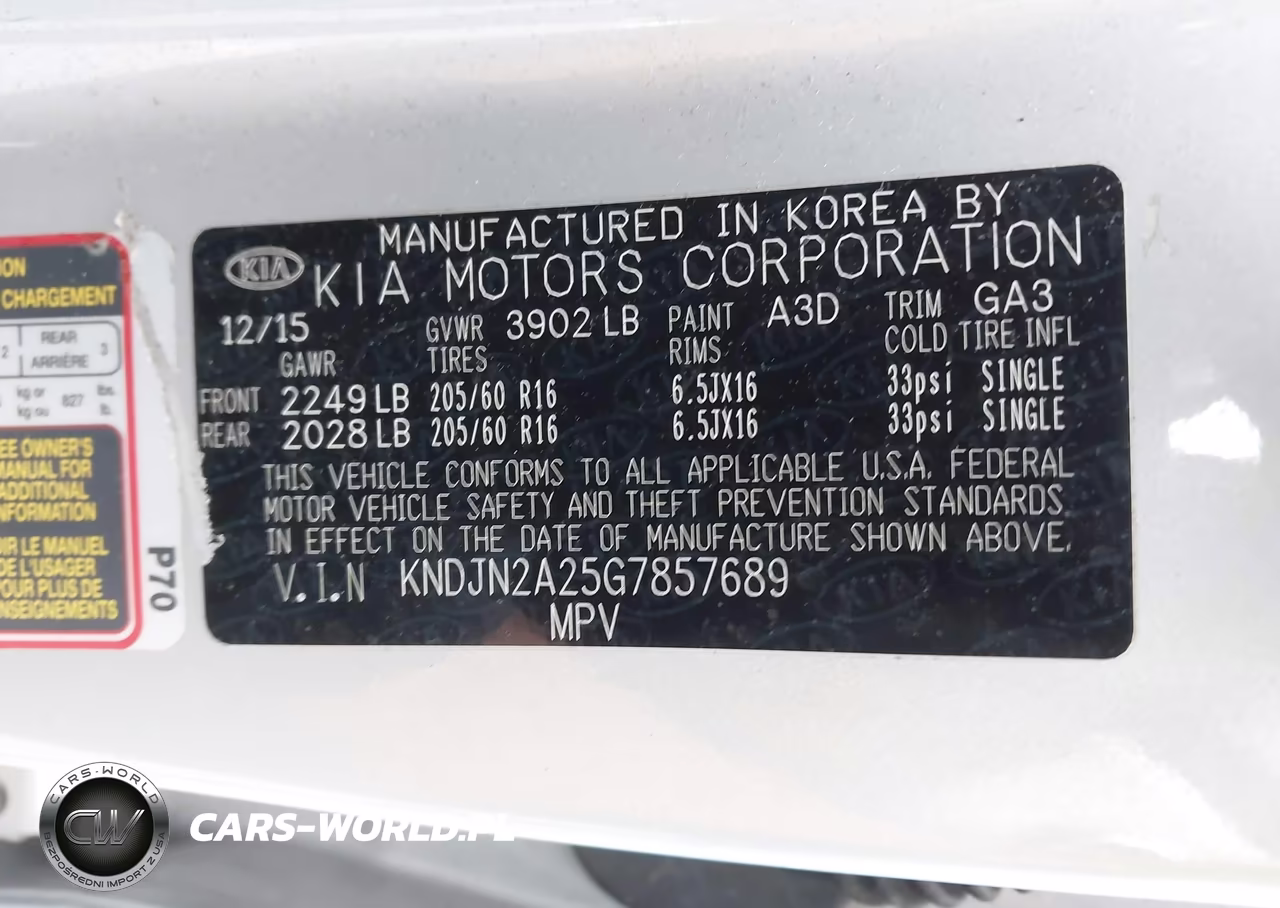 2016 Kia Soul VIN:KNDJN2A25G7857689 - 9